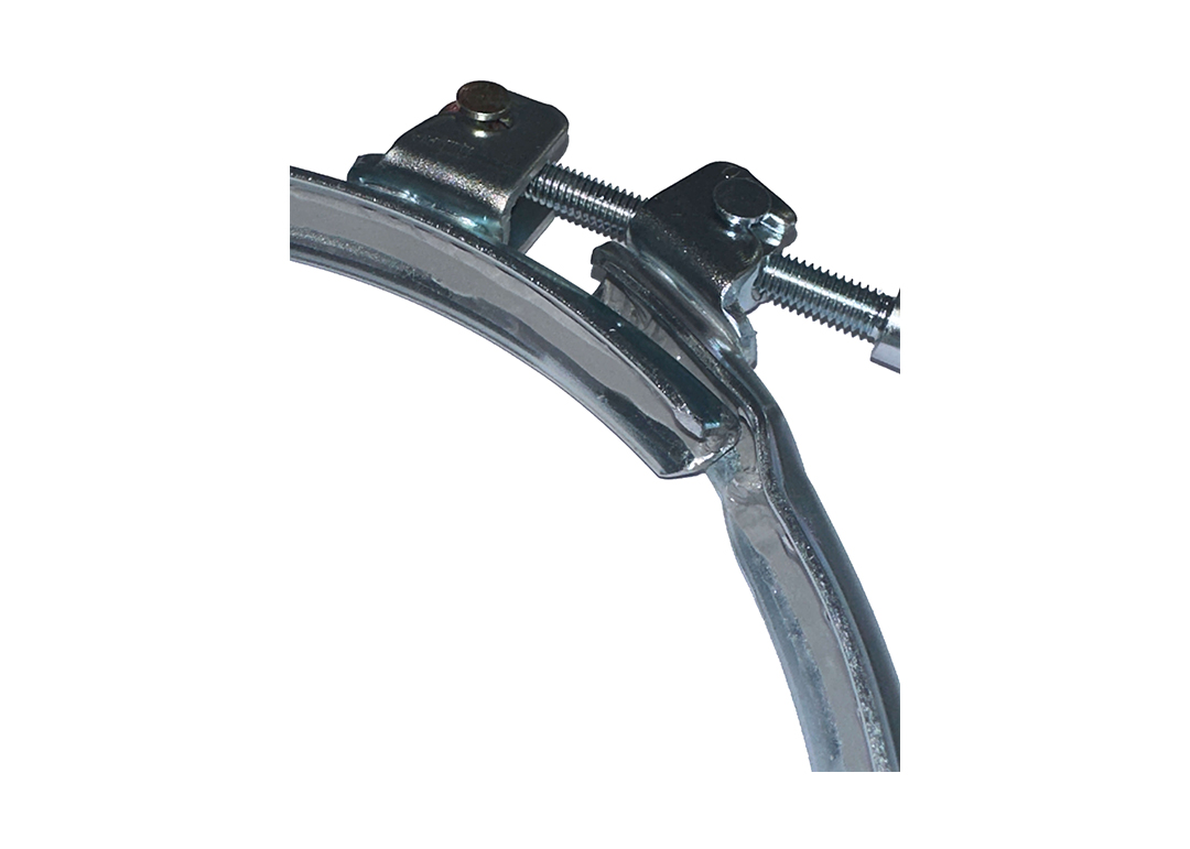 Spannring zweiteilig inkl. Butylkautschuk Dichteinlage - Detail