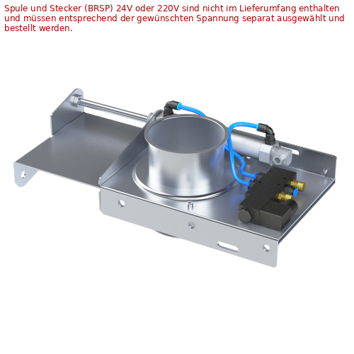 Schieber elektro-pneumatisch 24V oder 220V