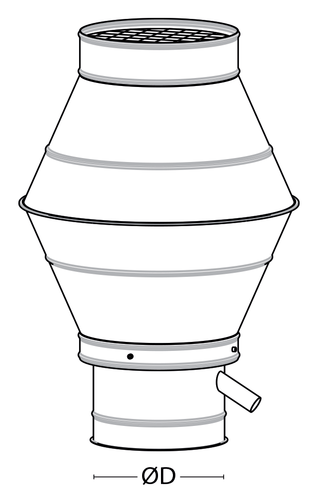 Deflektor Haube