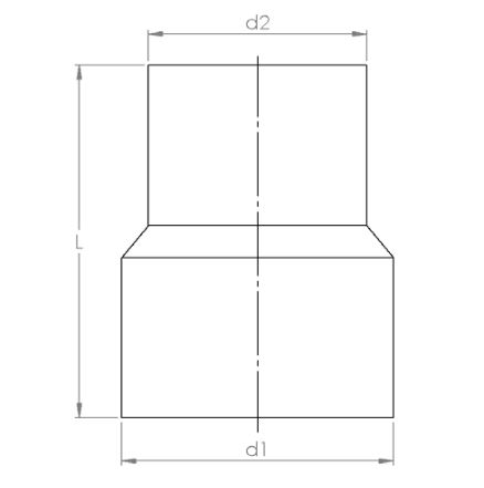 Konus L = 120 mm - Zeichnung